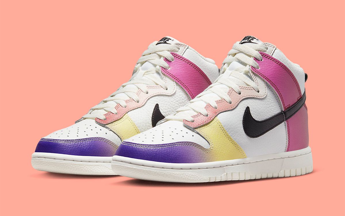 The Nike Dunk High Appears in Multi-Color Gradient Garb | House of 