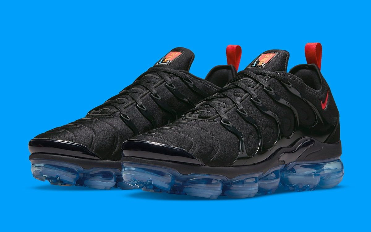 The Nike Air VaporMax Plus is Available Now in Black Red and Blue House of Heat