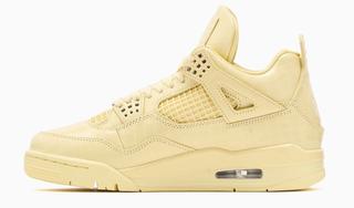 J Balvin x Air Jordan 4 "Lemonade" (SKU: IW2872-700). Photo via FOOTDISTRICT.