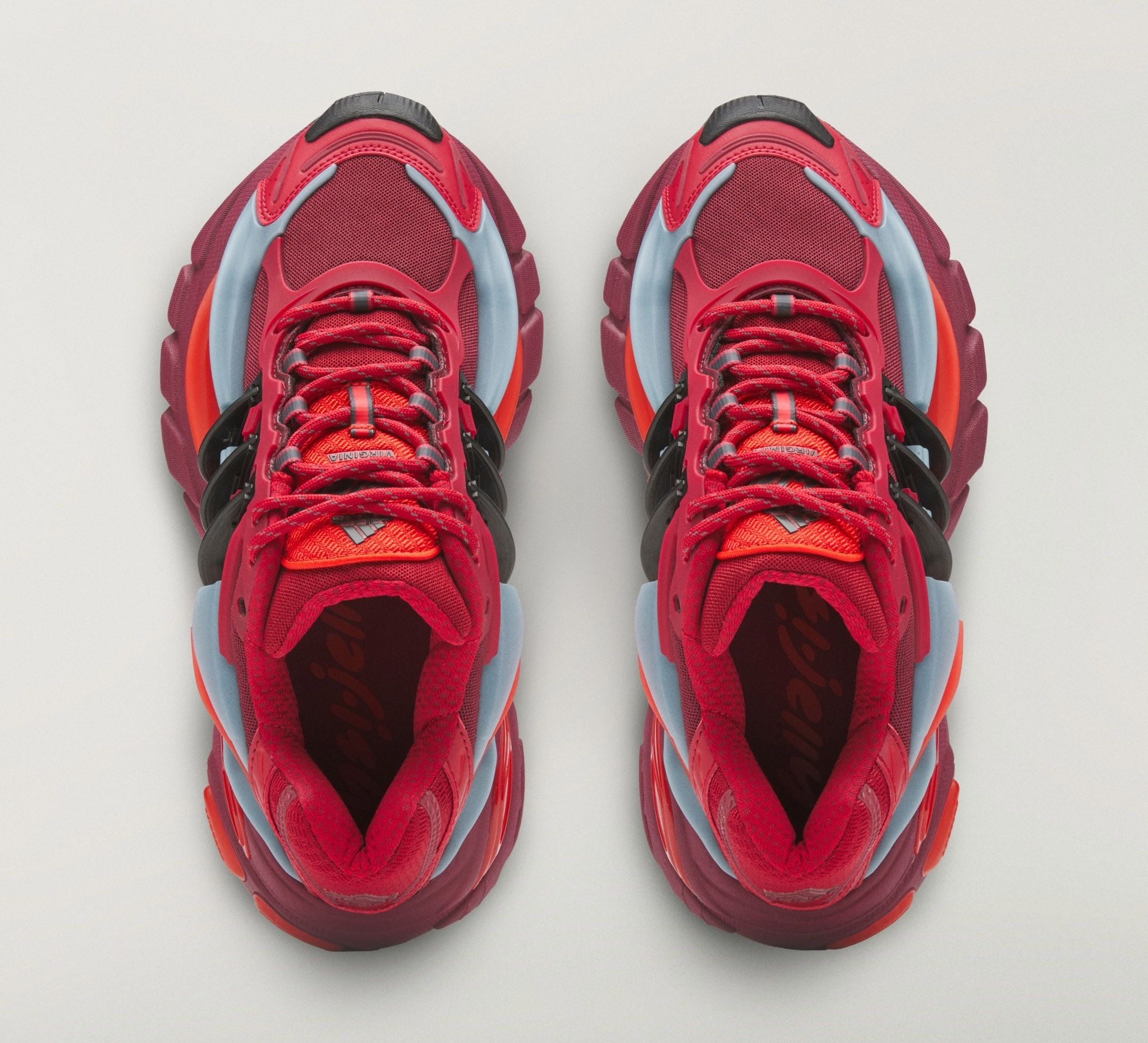 Pharrell x VIRGINIA Adistar Jellyfish "Red" (SKU: KK0633). Photo via adidas.