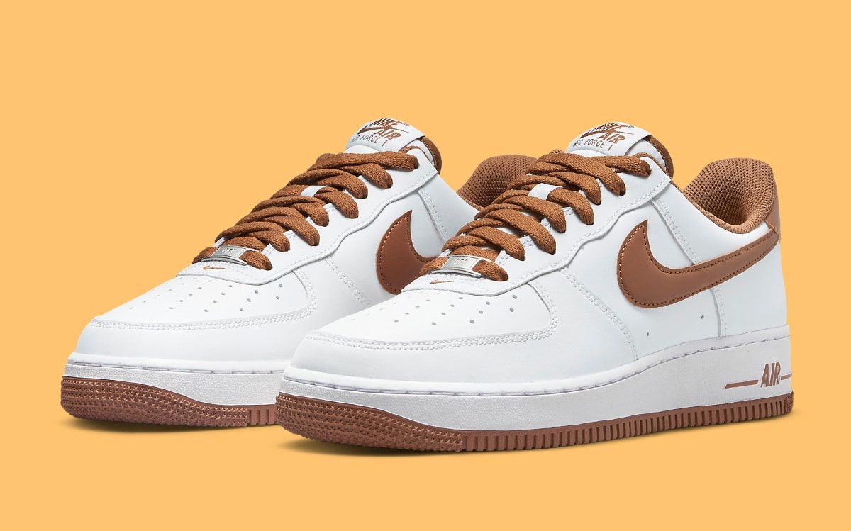 Air force 1 white brown. Nike Air Force 1 Low White Brown. Кроссовки Nike Air Force 1 Low Premium White / Brown. Nike Air Force 1 White Brown. Nike Air Force 1 Low Premium White Brown 808788_996.