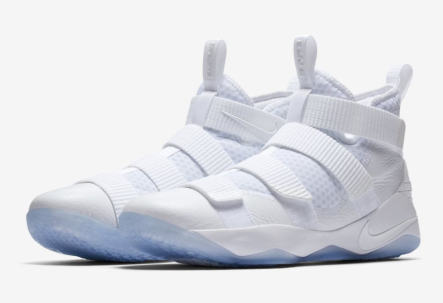 Lebron soldier on sale 11 white ice