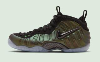 Nike Basketball's Air Foamposite Pro "Pine Green" retro.