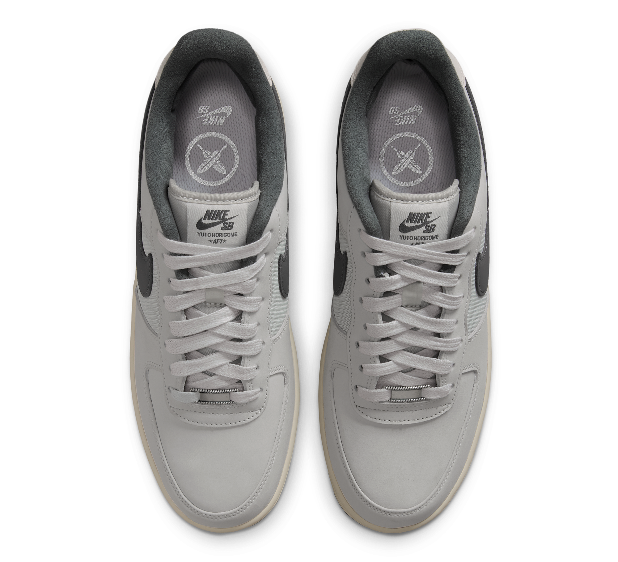 Yuto Horigome x Nike SB Air Force 1 Low "Iron Grey" (SKU: IO8439-100). Photo via Nike.