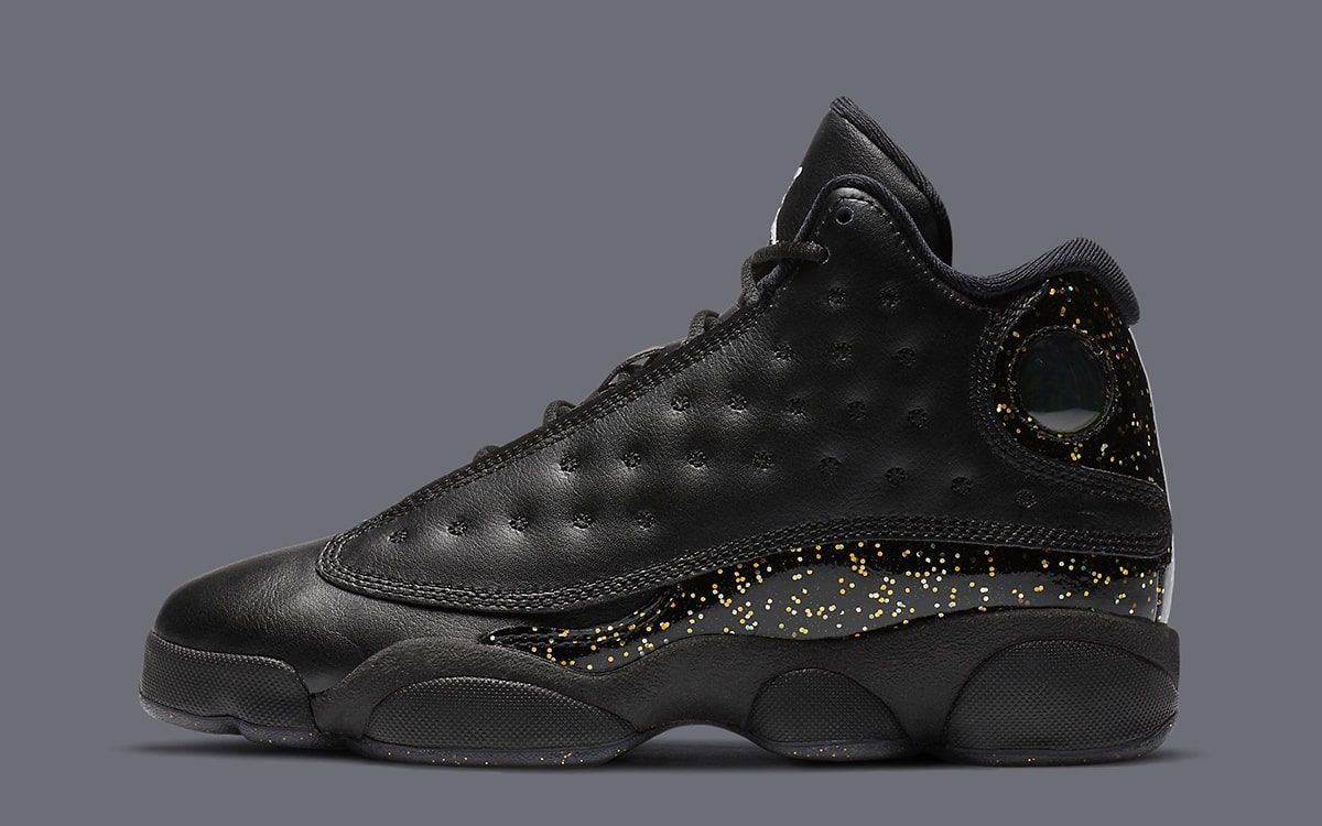 Air Jordan 13 GS Gold Glitter