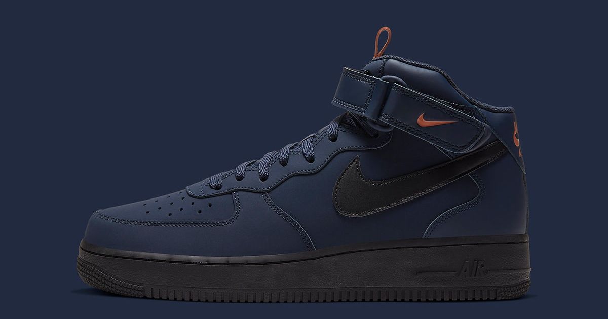 nike air force 1 mid obsidian