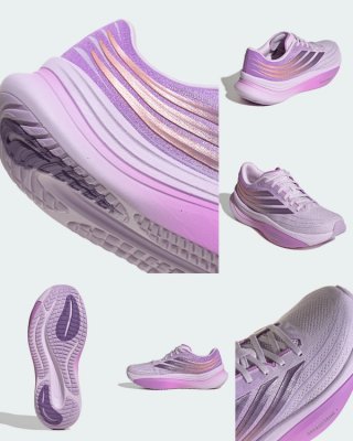Women's adidas Supernova Rise 4 "Ice Lavender" (SKU: LB0119). Photo via adidas.