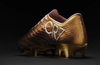 Nike Mercurial Superfly 11 "Gold Scorpion" CR7 Branding. Photo via Nike.