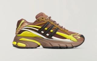 Pharrell x VIRGINIA Adistar Jellyfish "Brown/Yellow" (SKU: KK2889). Photo via adidas.