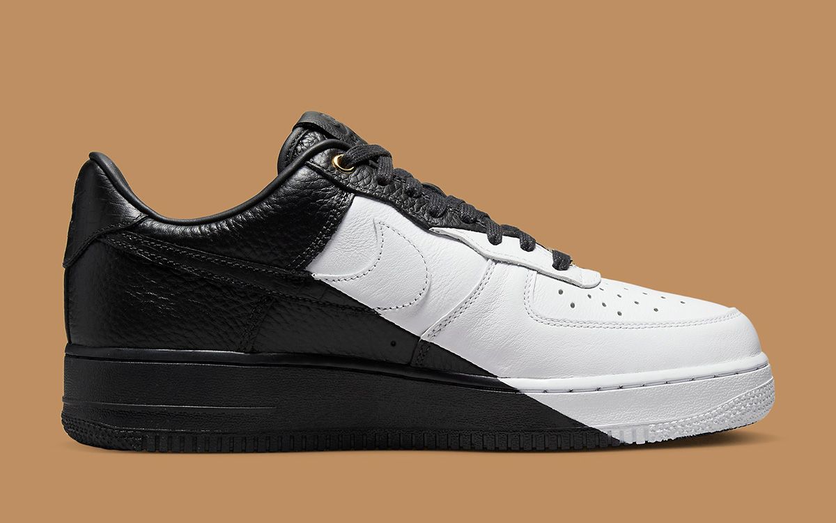 Nike Air Force 1 Anniversary Edition Split Black White, Where To Buy, DX6034-001