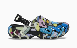 BAPE®︎ x Crocs Echo 2 Clog "Black/Multi-Color" collaboration.