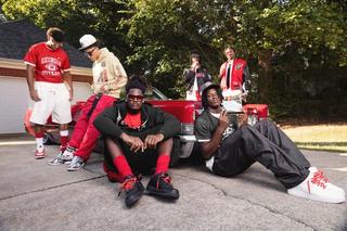 Campaign photo showcasing Outkast U Nike Collection with the University of Georgia. Photo via Nike.