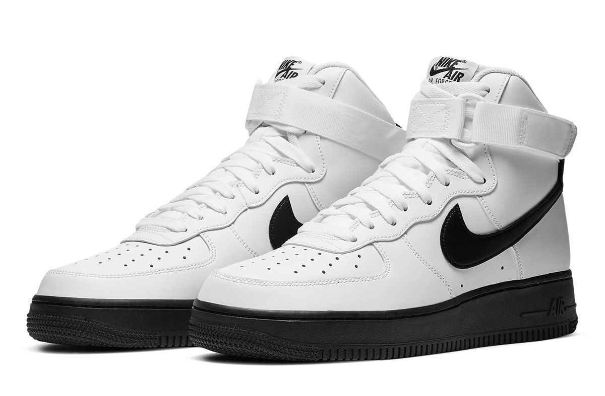 white air force 1 black sole