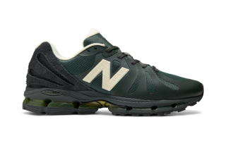 Stone Island x New Balance ABZORB 1890 "Deep Forest" (SKU: U1890SI). Photo via New Balance.