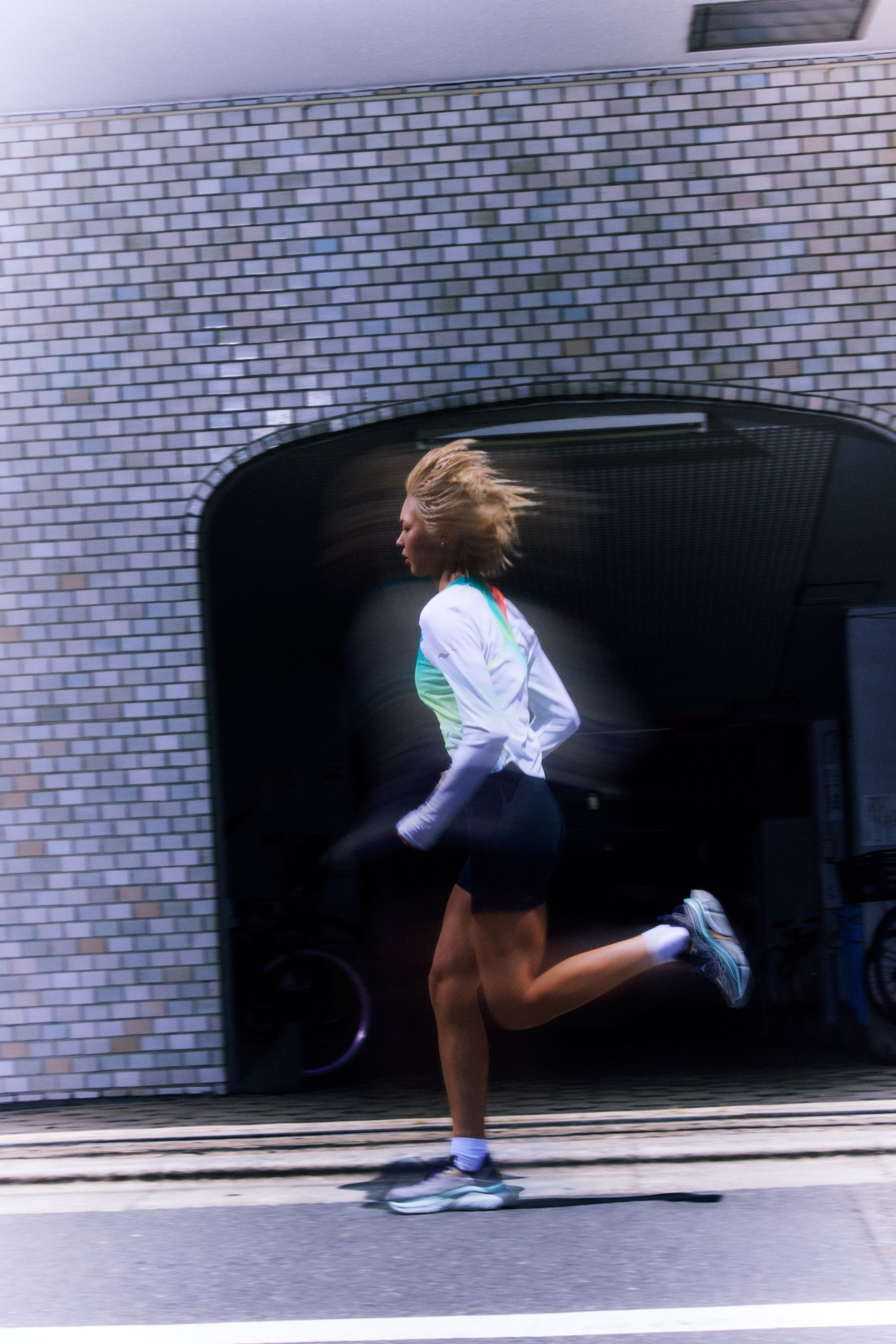 Saucony Endorphin Speed 5 "Daikanyama" In Use. Photo via Saucony.