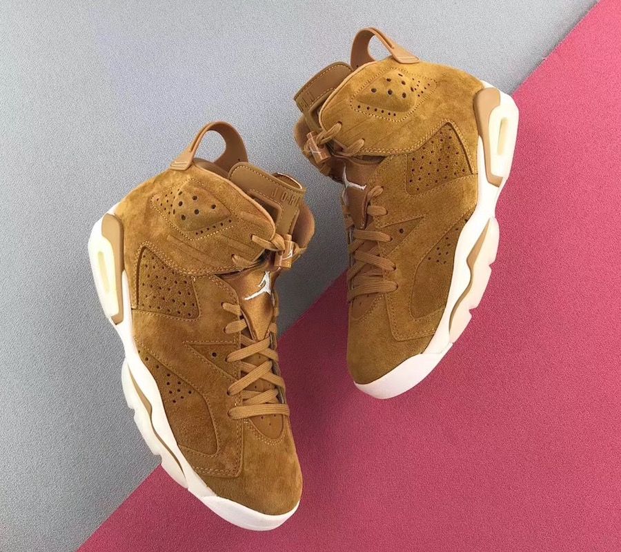 Nike jordan 6 top wheat