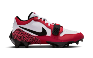 Jordan Legacy 312 Low "Chicago" TD Football Cleats.