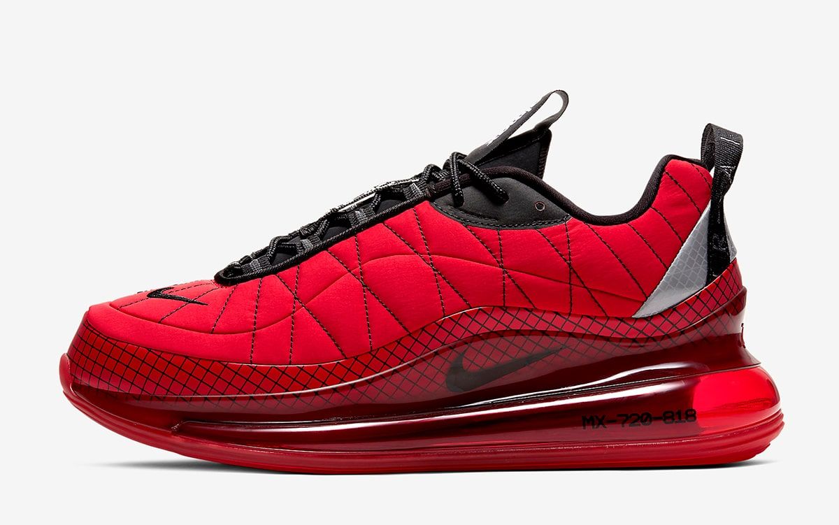 Nike air max 720 negro y rojo hot sale