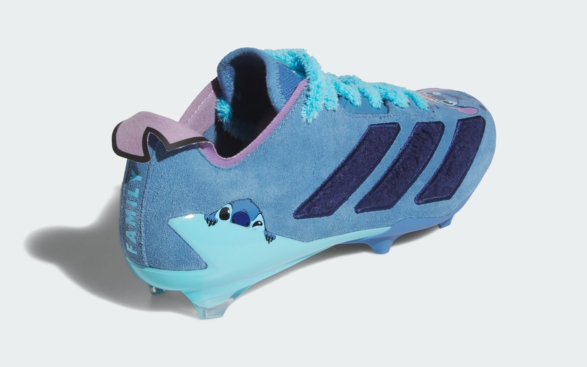 Adult's Disney x adidas Adizero Electric II "Stitch" (SKU: KI3679). Photo via adidas.