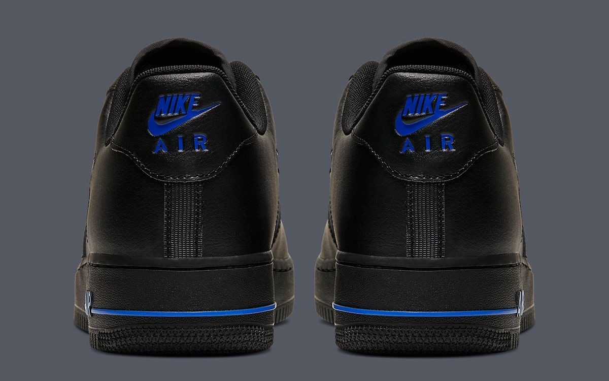 Nike air force 1 essential jewel black and clearance blue