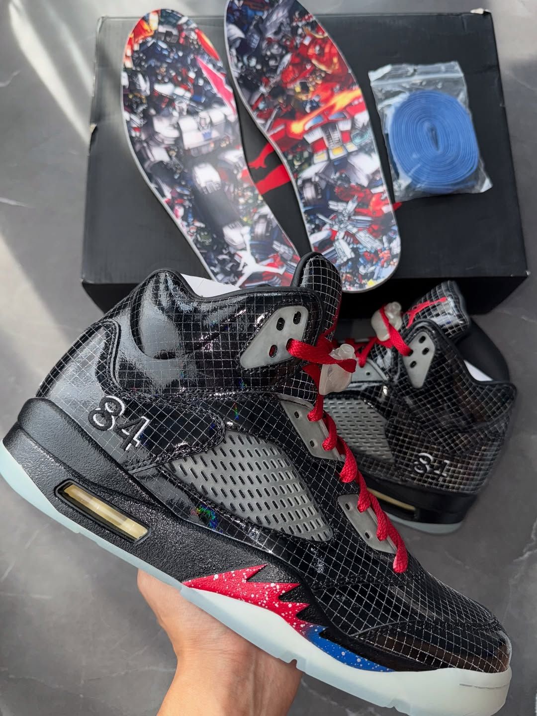 Sneakers Mark Wahlberg Jordan Jordan Transformers Closer Look At