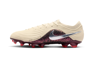 Nike United Tiempo Maestro Elite FG "Fossil/Burgundy Crush" (SKU: IO8457-201).