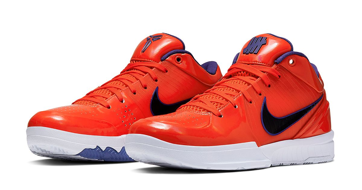 nike men's undefeated x kobe iv protro