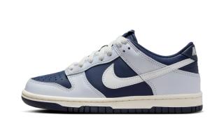 Football Grey and Midnight Navy Make Their Mark on the Nike Dunk Low