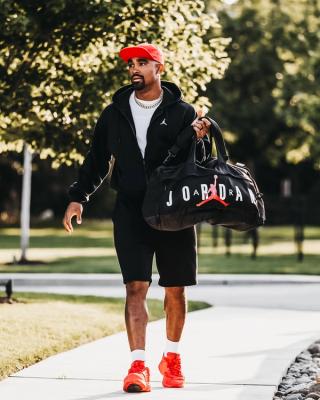 Jalen Hurts Pulls Up to Eagles Camp in Jordan Trunner O/S