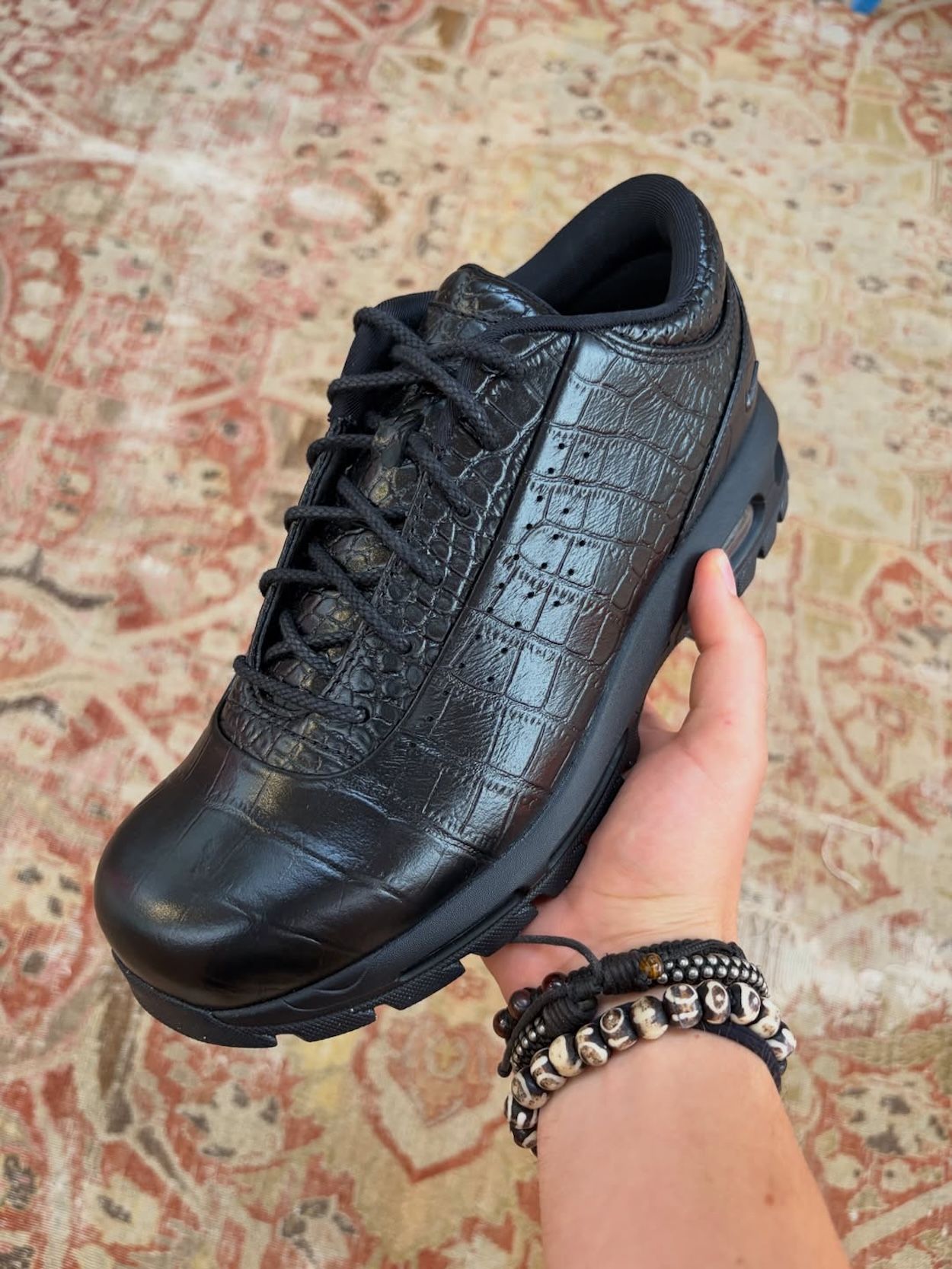 Nike's unreleased black Air Max Goadome Low. Photo via @wegotnotaste on Instagram.