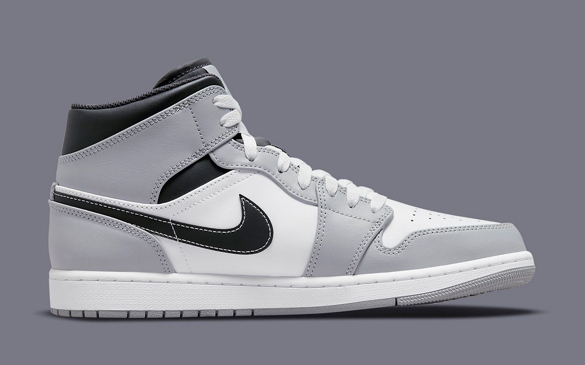 Look For The Air Jordan 1 Mid Light Smoke Grey To Release Soon