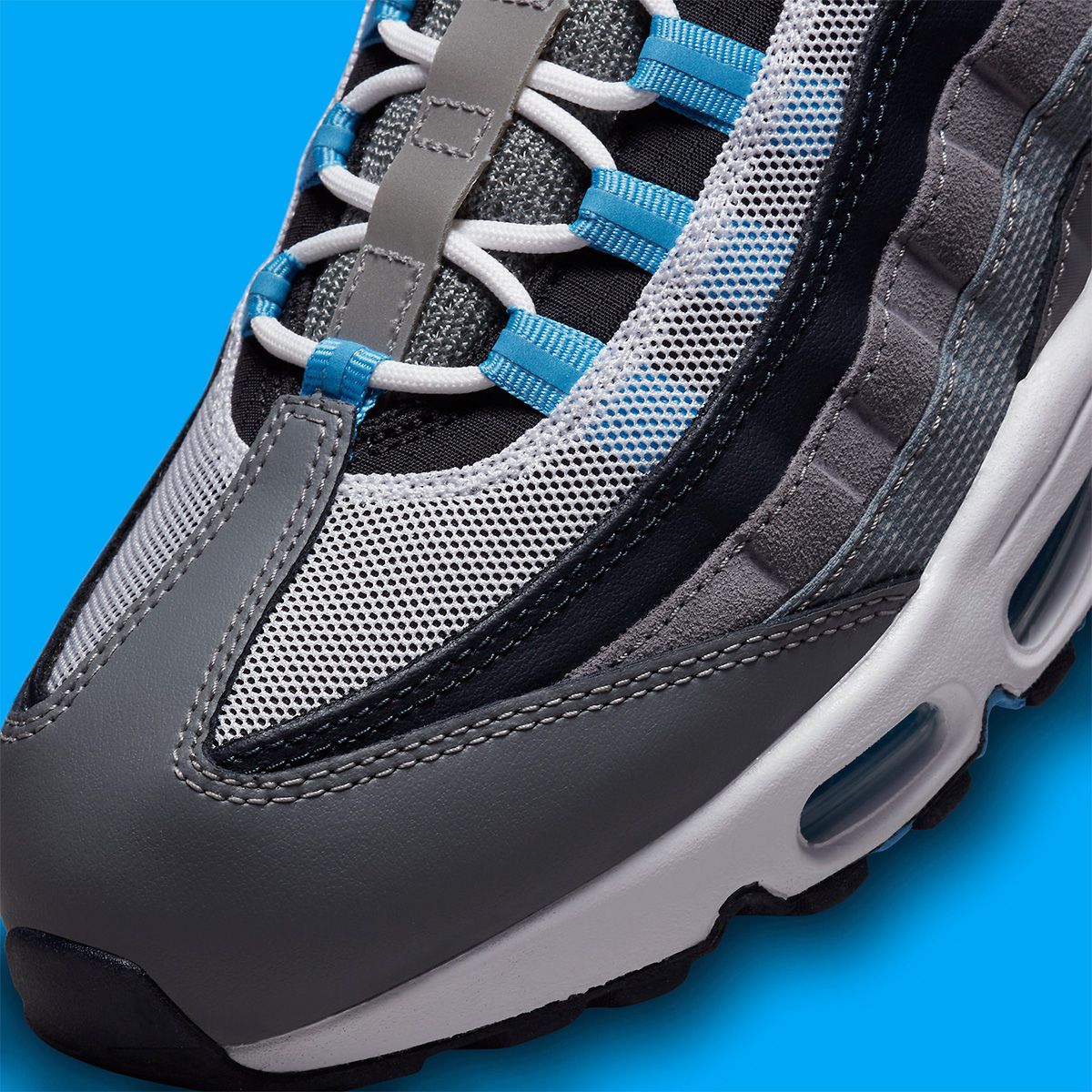 The Nike Air Max 95 Appears in Cool Grey and University Blue