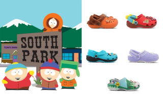 South Park's multi-pair Crocs Classic Clog collection inspired by Eric Cartman, Towelie, and other characters.