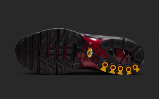 Nike Air Max Plus "True Red/Black" (SKU: DM0032-601). Photo via Nike.