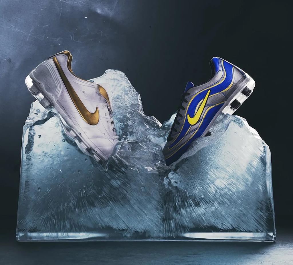 Nike Cryoshot football boots collection showcasing frozen heritage silhouettes