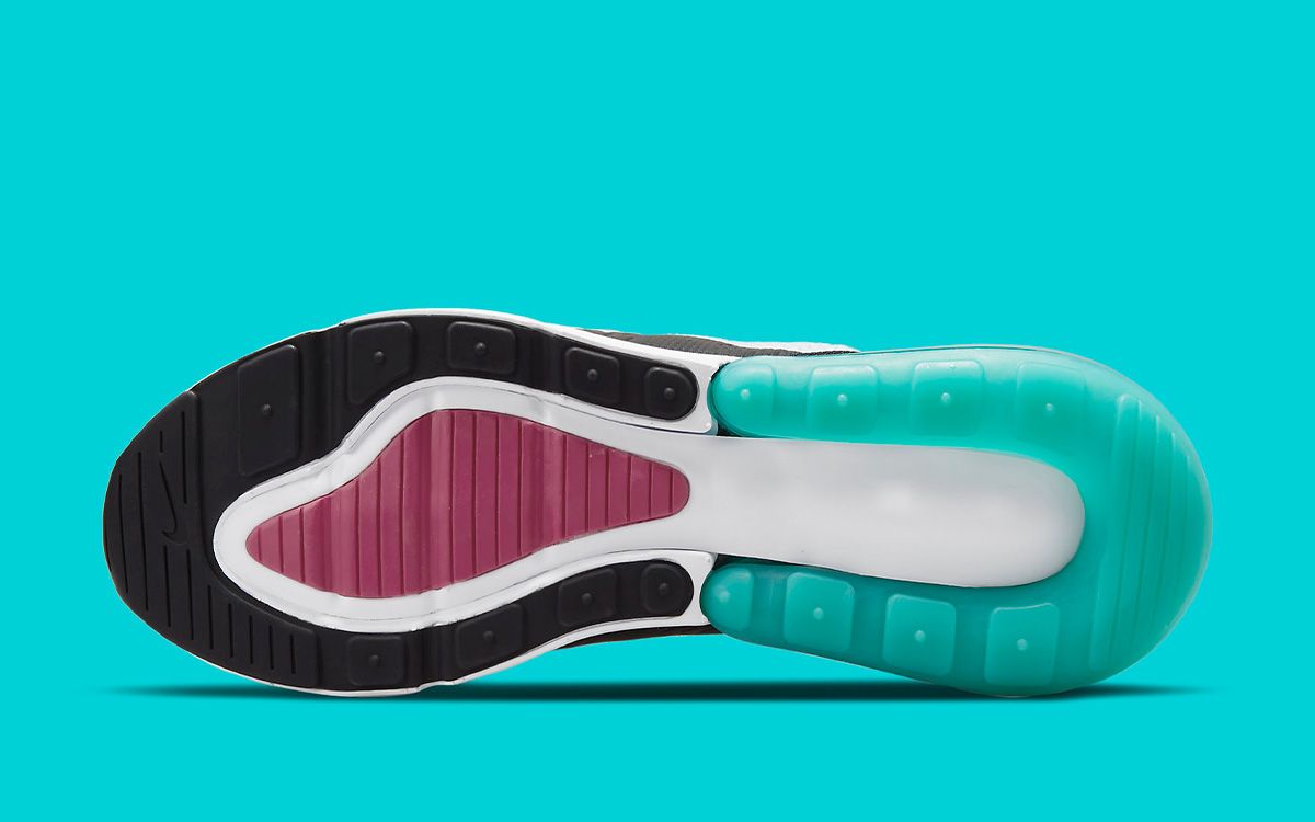 Nike Air Max 270 White Black with Teal and Red Accents Nike Women main image 3
