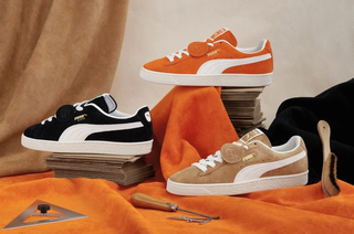 Three PUMA Suede pairs made with premium suede by Charles F. Stead.