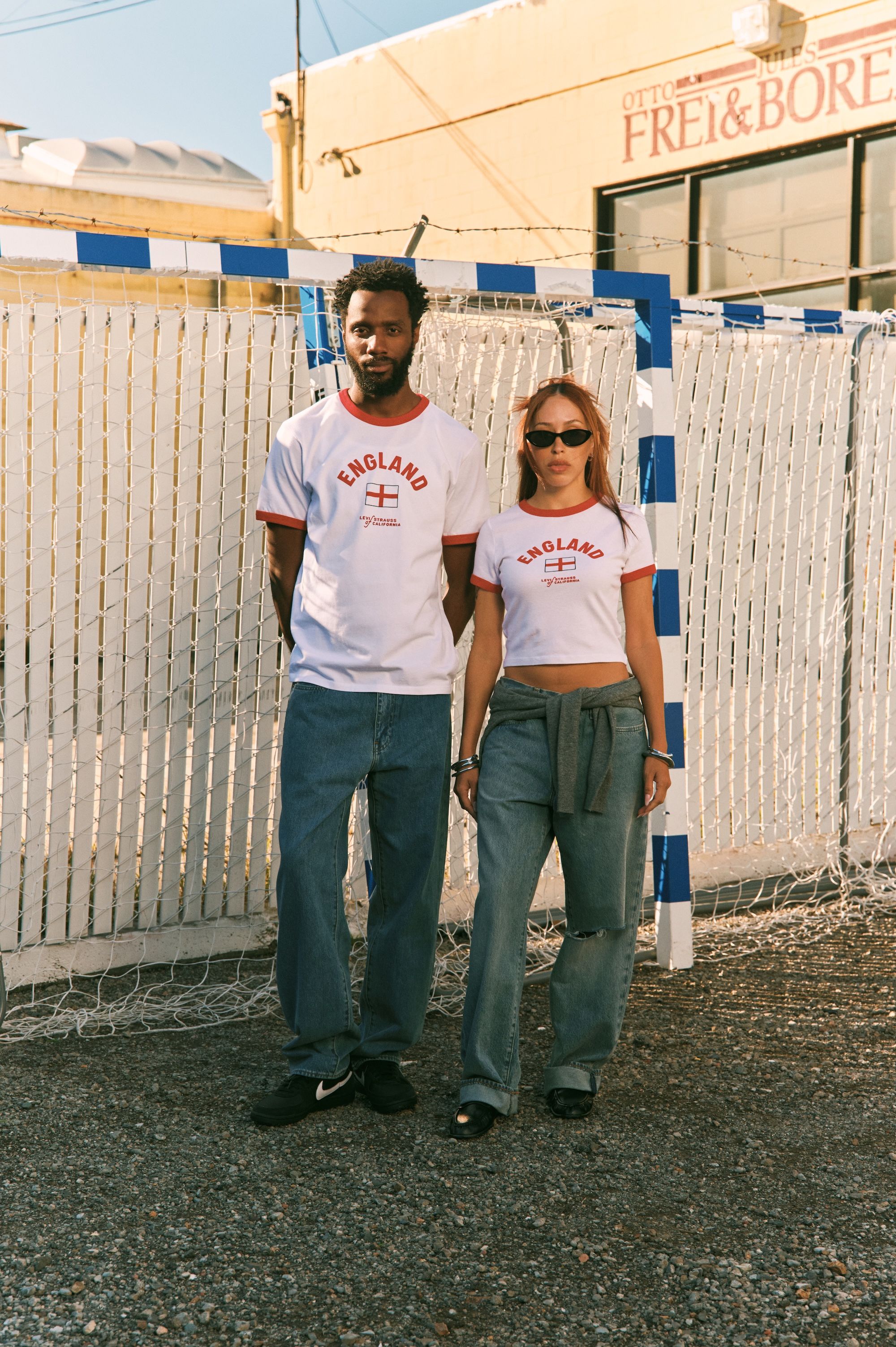 Levi's® Country Ringer Tees for England. Photo via Levi's®.