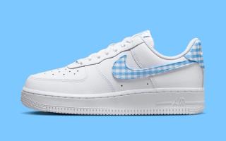 The Nike Air Force 1 Low “Blue Gingham” is Perfect for Picnic Season