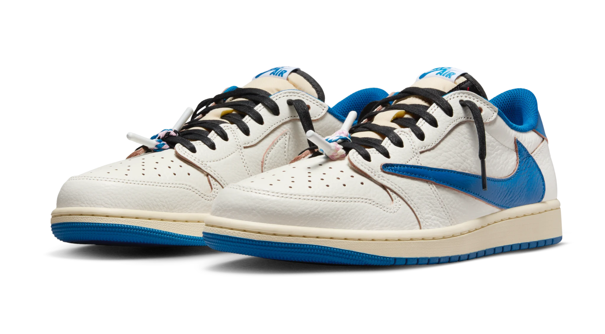【*♬様 Travis Scott × Fragment ×Air Jordan Jordan 1 Retro Low OG SP Fragment x Travis Scott Men's