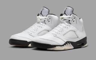 Official Images // Air Jordan 5 "White/Black"