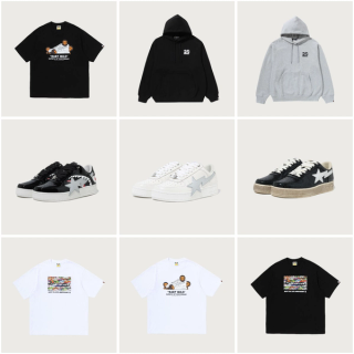 A BATHING APE®︎ BAPE STA™ "25th Anniversary" Collection. Photos via A BATHING APE®︎.