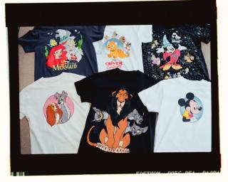 Six shirts from Disney | Bobby Kim Collection 1: Classics. Photo via DCP.