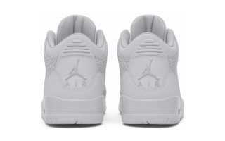Speculative mock-up of the Big Kids' Air Jordan 3 "Platinum Tint Flip" retro. Photo via @zSneakerHeadz on X.