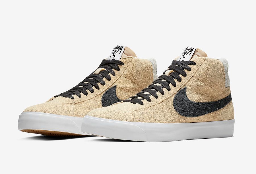 nike sb blazer mid stussy