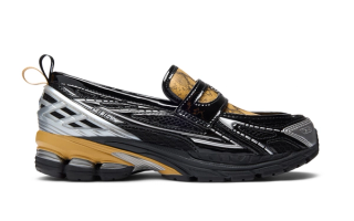GANNI x New Balance 1906L "Black" sneaker collaboration.