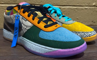 Nike Basketball's mish-mash "What the" Book 1. Photo via Instagram user @sunsworldwide_.
