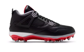 Air Jordan 4 OG “Bred" TD Molded Football Cleats