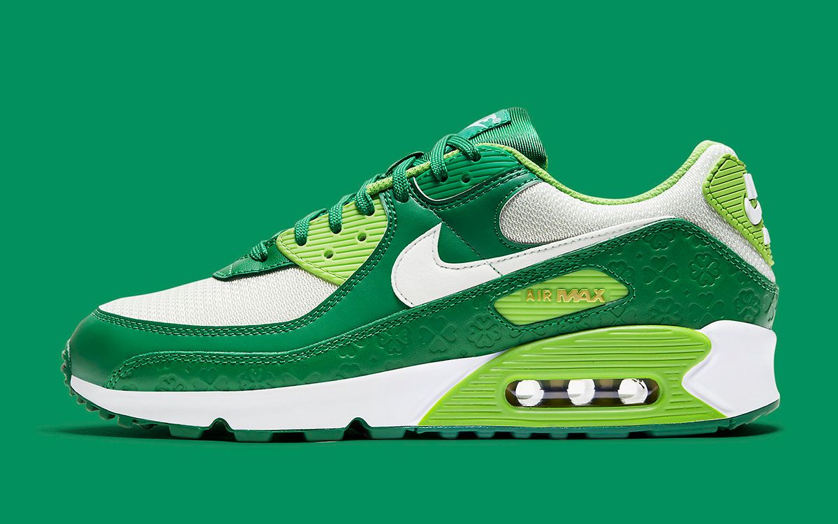 Air max 90 st patrick's sale day