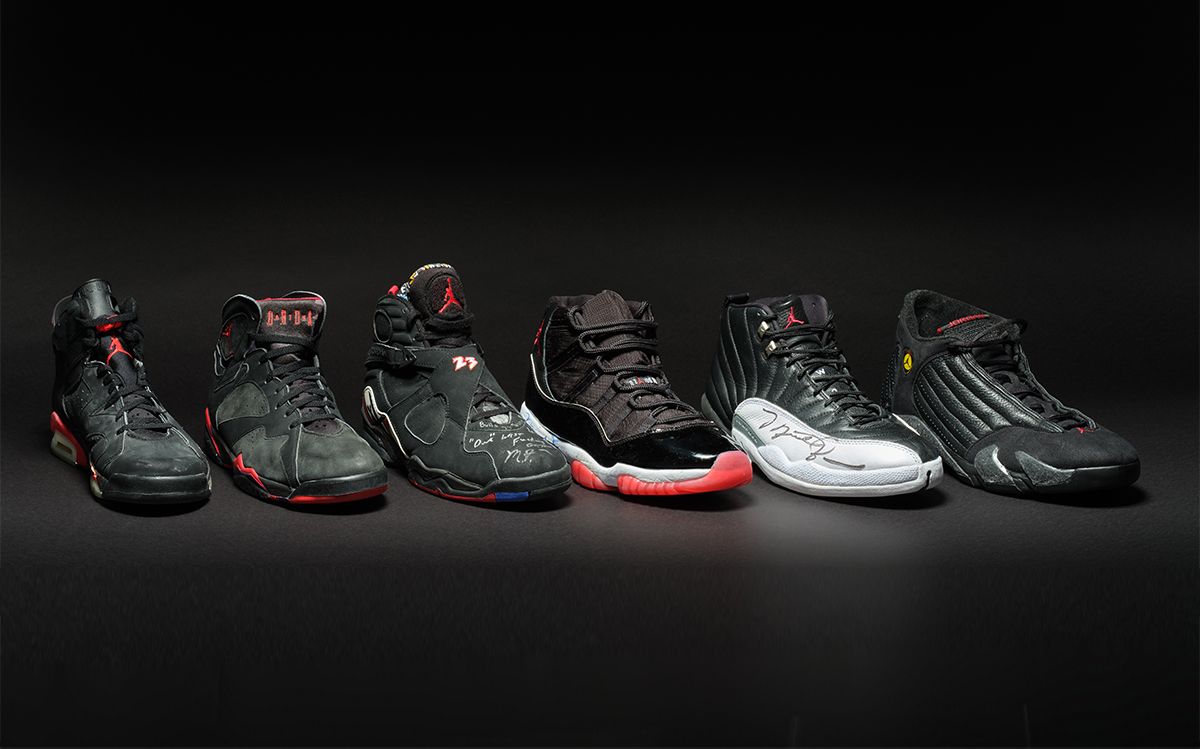 Sotheby’s “Dynasty Collection” Showcases Michael Jordan’s Six Championship-Winning Sneakers